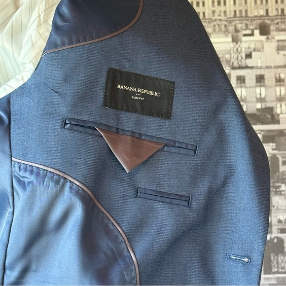 🎯SOLD🎯 Banana Republic Slim Fit Suit Jacket/Blazer NWT - Picture 13 of 13